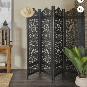 Elegant Black Room Divider